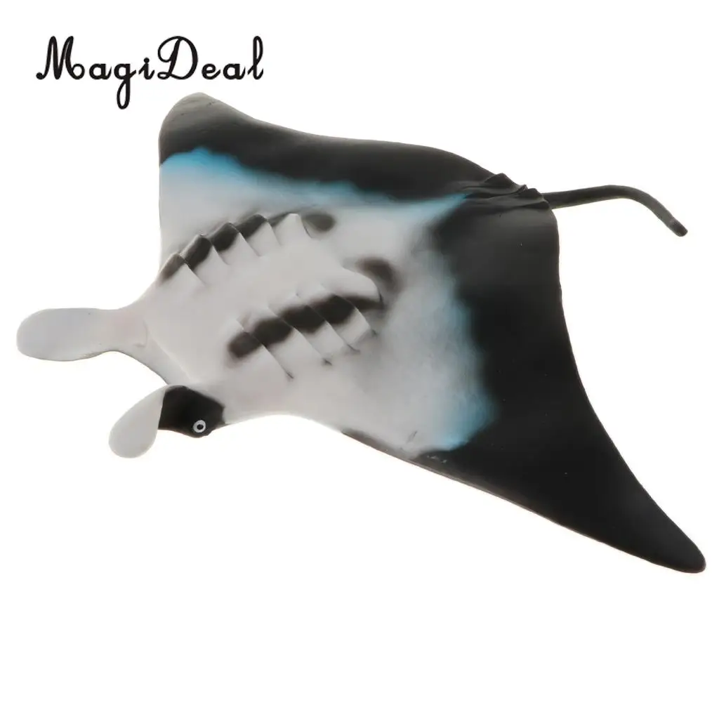 Lifelike Wildlife Animal Model Figure Nature Toys Educational Figurine Home Decor - Manta Ray Fish