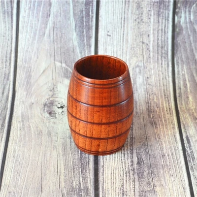 10.5cmx6.5cm 12 шт. деревянные поделки DIY креативные товары для дома бочка деревянная пивная чашка торговля бочка гостиничная тарелка Ресторан украшение дома - Цвет: 10.5cmx6.5cm