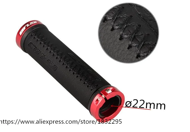 GUB MTB grips Двусторонний замок противоскользящие Ручные ручки для шитья велосипеда 22,2 мм OD микрофибра кожа руль велосипеда G-506