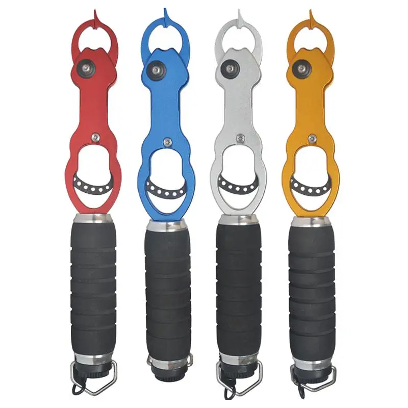 Fishing Plier Portable Aluminum alloy Fish Lip Gripper Grabber Controller Hook Remove Lure Pesca Fishing Tackle