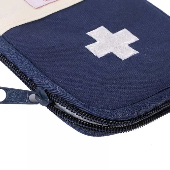 Сумка для экстренной медицинской помощи, мини, ткань Оксфорд, сумка для экстренной медицинской помощи, 2 внутренних отделения, аптечка для путешествий, для путешествий