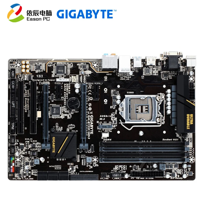 

GIGABYTE GA-B150-HD3 desktop motherboard LGA1151 i3 i5 i7 DDR4 64G ATX