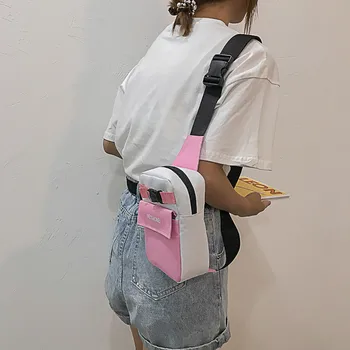 

New Women Joker Crossbody Fashion Chest Pocket Pocket Shoulder Bag Famous Brand Tasca delle signore Dropshipping 2019#30