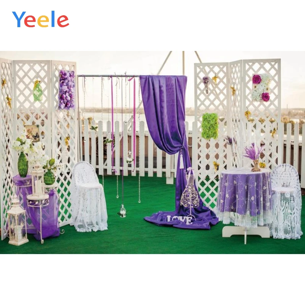 

Yeele Curtain Screen Wedding Bridal Backdrops Photography Backgrounds Customized Photographic Backdrop For Photo Studio