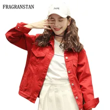 Модные весенне-осенние новые куртки Bf с надписями и нашивками, повседневные тонкие свободные красные ковбойские пальто, лидер продаж, TGH22