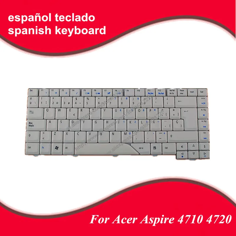 

SP Spanish keyboard For Acer Aspire 4520 4710 4720 4920 5220 5310 5520 5710 5720 5910 5920 5930 Gray