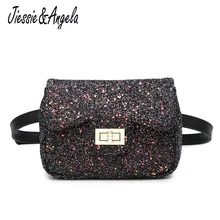 Jiessie& Angela классические модные женские поясные сумки Кожаная поясная сумка простые повседневные поясные сумки