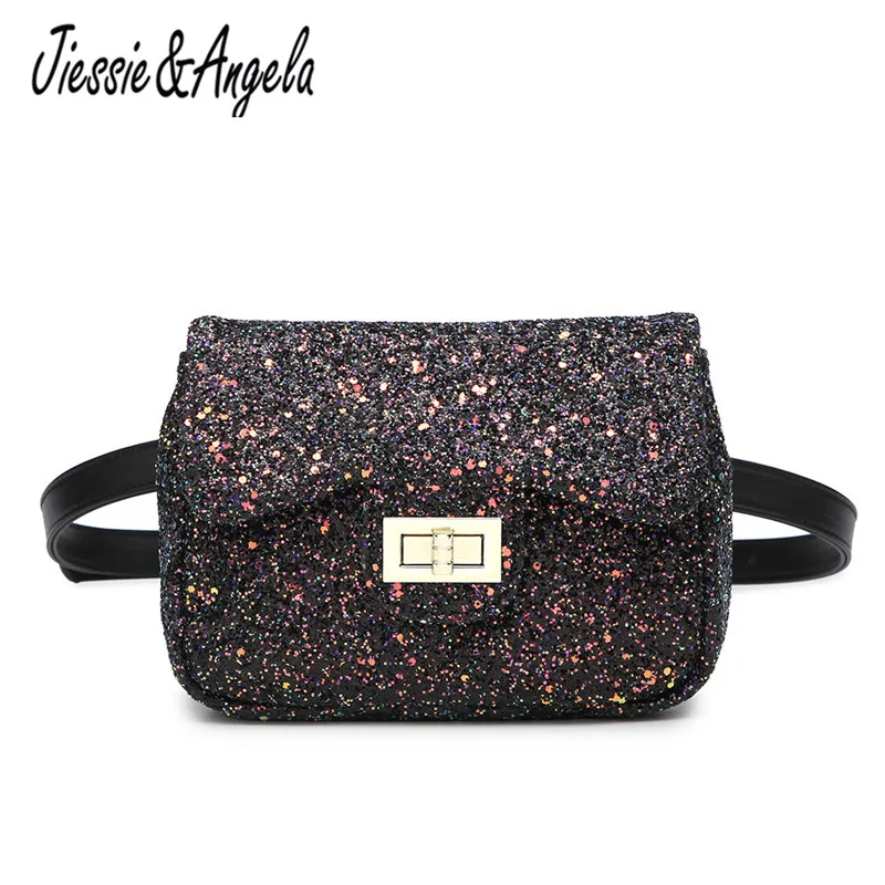 

Jiessie & Angela Classic Trendy Women Waist Bags Fashion Women Belt Bag Leather Fanny Pack Waist Bag Simple Casual Belt Bags