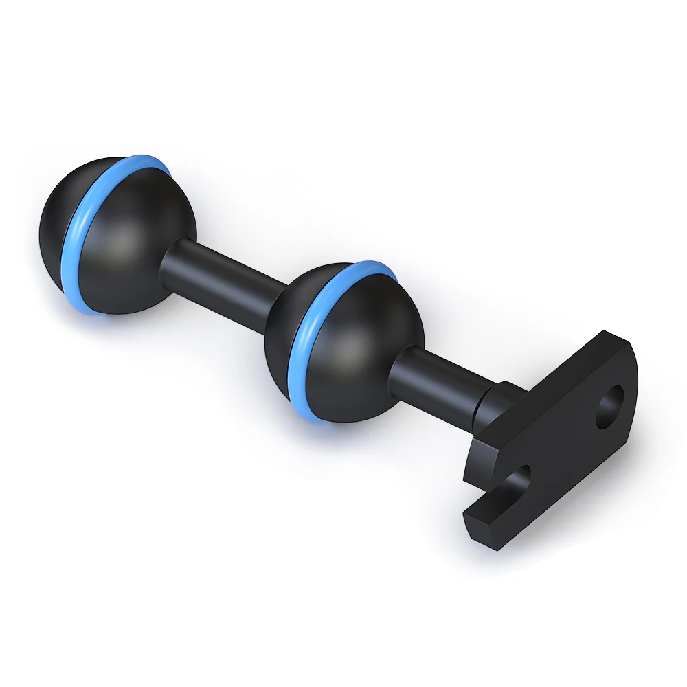 Camera Housing Adapter Stabilizer Accessories for Underwater Photography Lighting System Holder Stand Dual Ball Adapter
