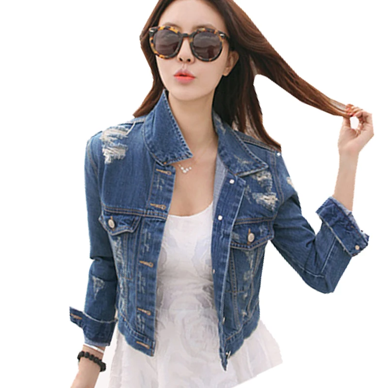 Women's Double Breasted Trench Coat Style Denim Jacket - Contrasting Color Sleeve Sash Buy the latest denim jackets cheap shop fashion style with free shipping, and check out our daily updated new arrival denim jackets at tanzaniasafarisorvicos.ga