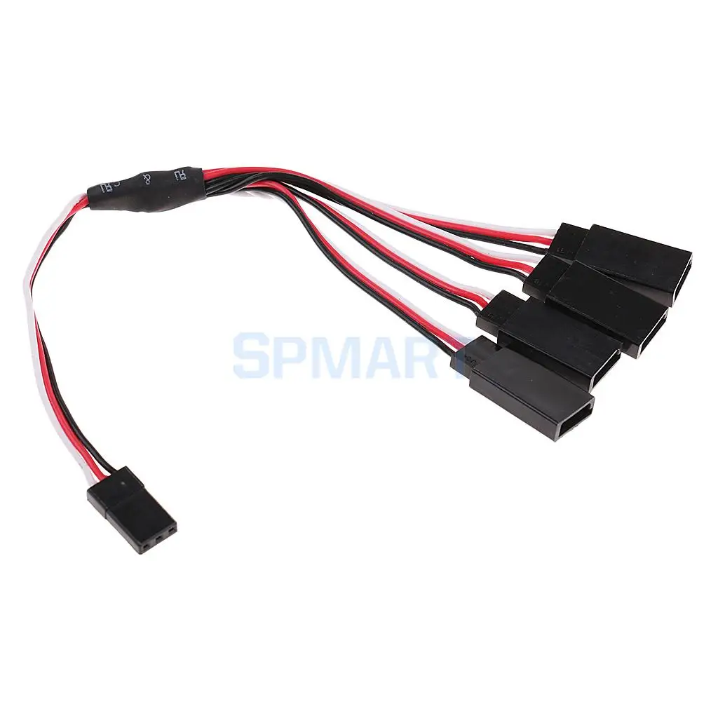 150mm Y Style RC Triple 4-Way Servo Extension Wire Lead Cord Cable for JR Futaba Male To Female