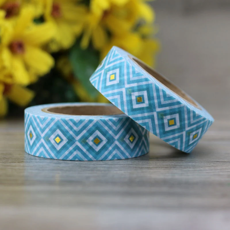 

Diamond foil gold hand tape