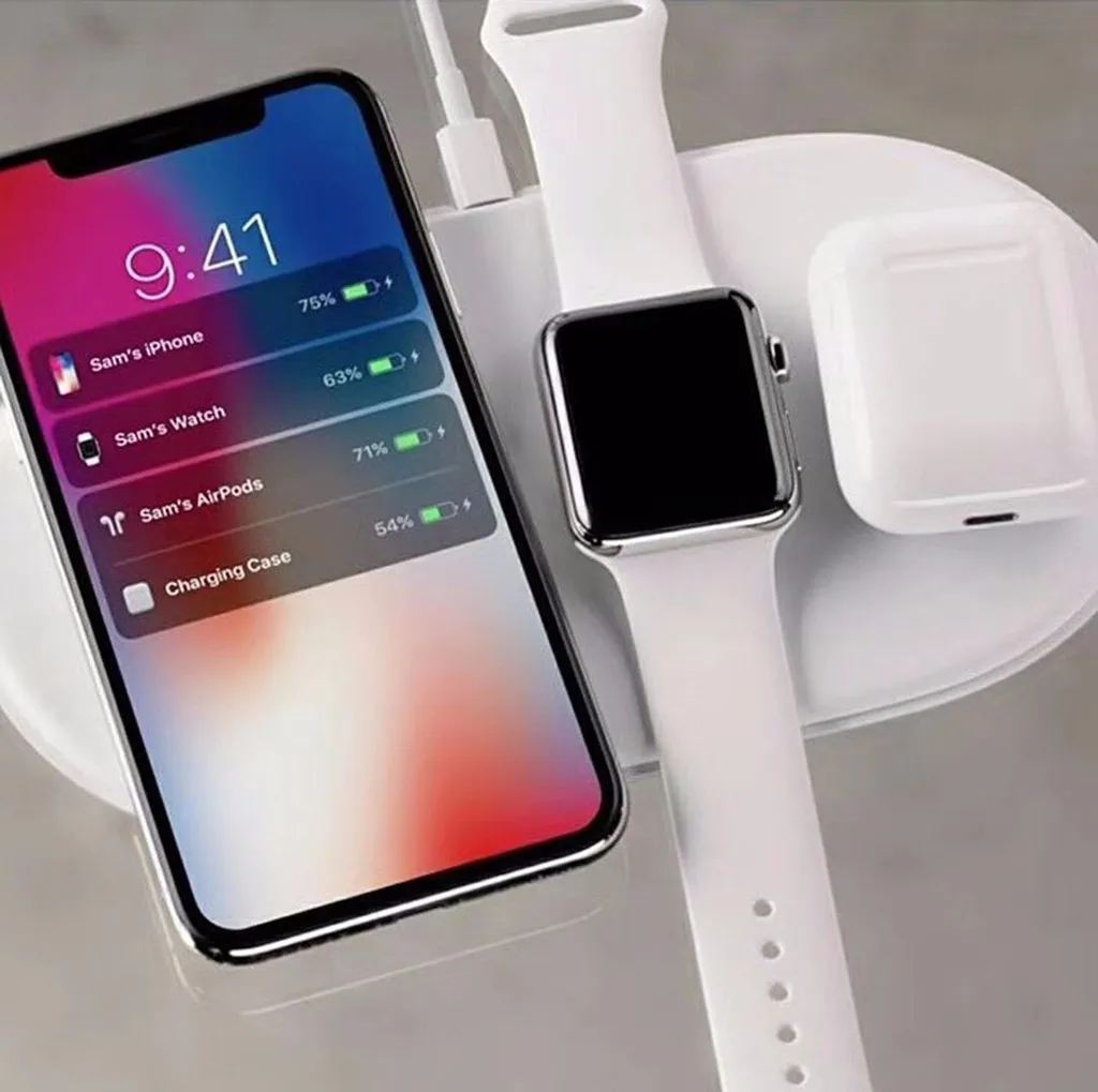 Беспроводной chargingr мобильный телефон часы Airpods 2 wit для наручных часов iWatch iPhone