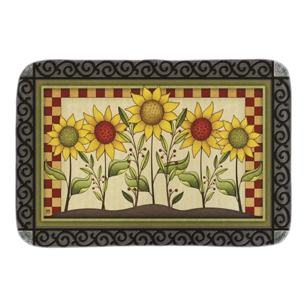 Sunflowers Doormat Indoor Outdoor Spring View Door Mats For Living Room