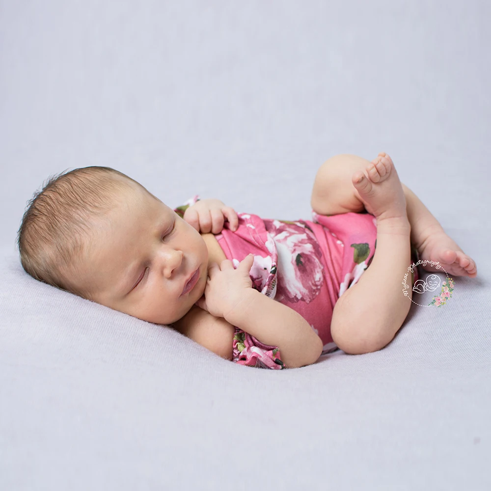

Newborn Props Soft Ruffle Sleeve Rompers Baby Boy Girls Floral Costume Infant Romper Baby Props Newborn Photography Accessories
