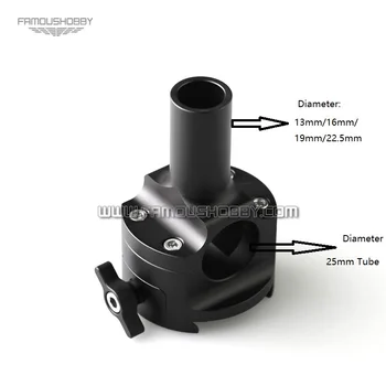 

Famoushobby New Upgrading 22.5mm diameter Functional Aluminum Alloy Camera Vest Adapter Gimbal Vest adapter for 25mm tube