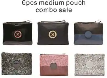 

stock clean sale 6 color medium size pouch combo sale medium coin purse 20 cm x 15 cm