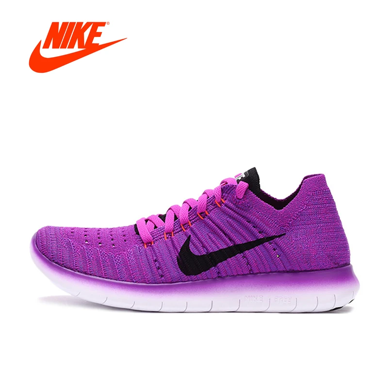 

NIKE Free Flyknit Barefoot Women's Light Comfortable Running Shoes Sneakers Outdoor Walking Jogging Comfortable