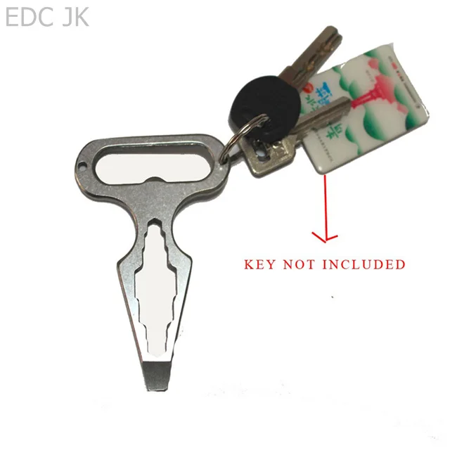 

Easy Carry Self Defense Protection Tool Stainless Steel Bottle Opener Personal Combination Wrench Spikes Self Defense Supplies