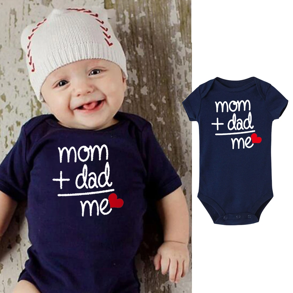 

Newborn Valentine's Day Shirt Baby Clothes Boy Girl Kids Cotton Bodysuit Funny Cute Kawaii Outfit Infant Short Sleeve Daddy Gift