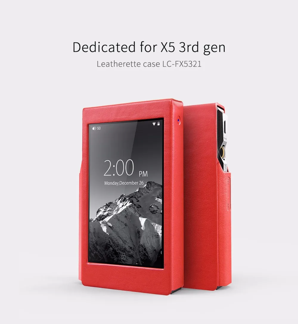 

100% NEW ! Original LC-FX5321 Leatherette case for Fiio Hifi Music Player New X5 3rd high quality holster