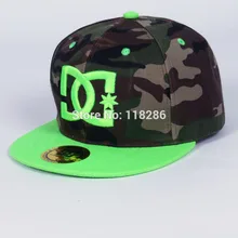 Brand new camouflage snapback hats adjustable street skateboard hip hop baseball cap falt hat for men and women free shipping