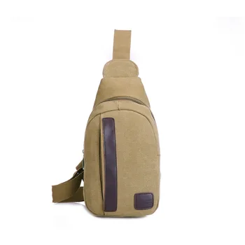 

062818 newhotstacy men canvas messenger bag male small casual chest bag