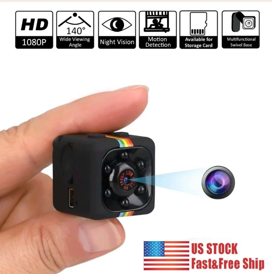 

Mini Camera 1080P Night Vision Sensor Micro Video Camera DVR DV Motion Recorder Camcorder US Stock