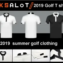 TKSALOT Индивидуальные логотип бренд материал летняя футболка для гольфа