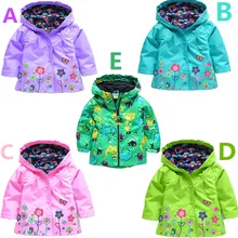 2016 girl’s coat and jackets children hoodies kids jackets coats girls outerwear Children’s raincoat jacket for boys kids top