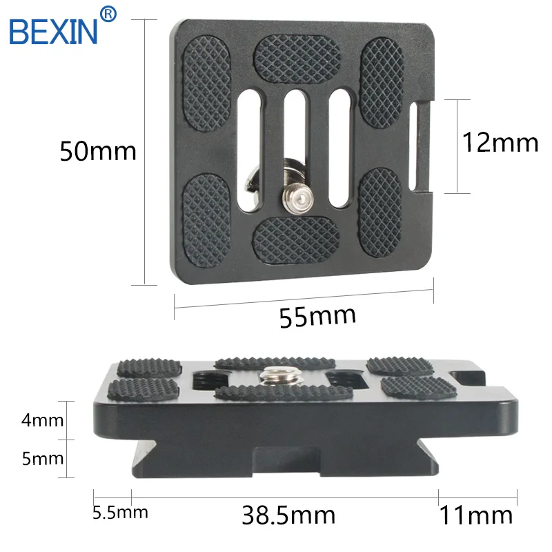 BEXIN Универсальный штатив 54 мм* 50 Quick Release Plate 1/" заменить адаптер для Arca Sirui TY-50X G KX шаровой головкой