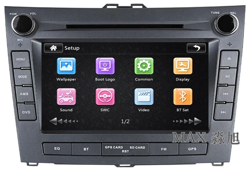 Excellent MAX 2 din 8" Car DVD Player For BYD L3 Radio RDS GPS Navigation System Free Map 3G 1080P Bluetooth call/music swc 1
