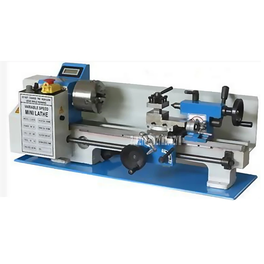 

New 0618 220V 550W Mini Lathe Machine Benchtop Metal Lathe Tool Household DIY Small Stainless Steel Lathe Metal Processing Lathe