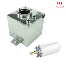 2L ALUMINUM OIL catch TANK ,FUEL SURGE TANK / SURGE TANK 150*150*150mm with 044 fuel pump Fuel Tanks Oil Catch can YC100711