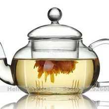 [HT!] 600 мл стеклянный чайный, кофейный набор горшок, высокая термостойкость, для китайского черного/улуна/кунгфу/зеленого чая чайник с цветами