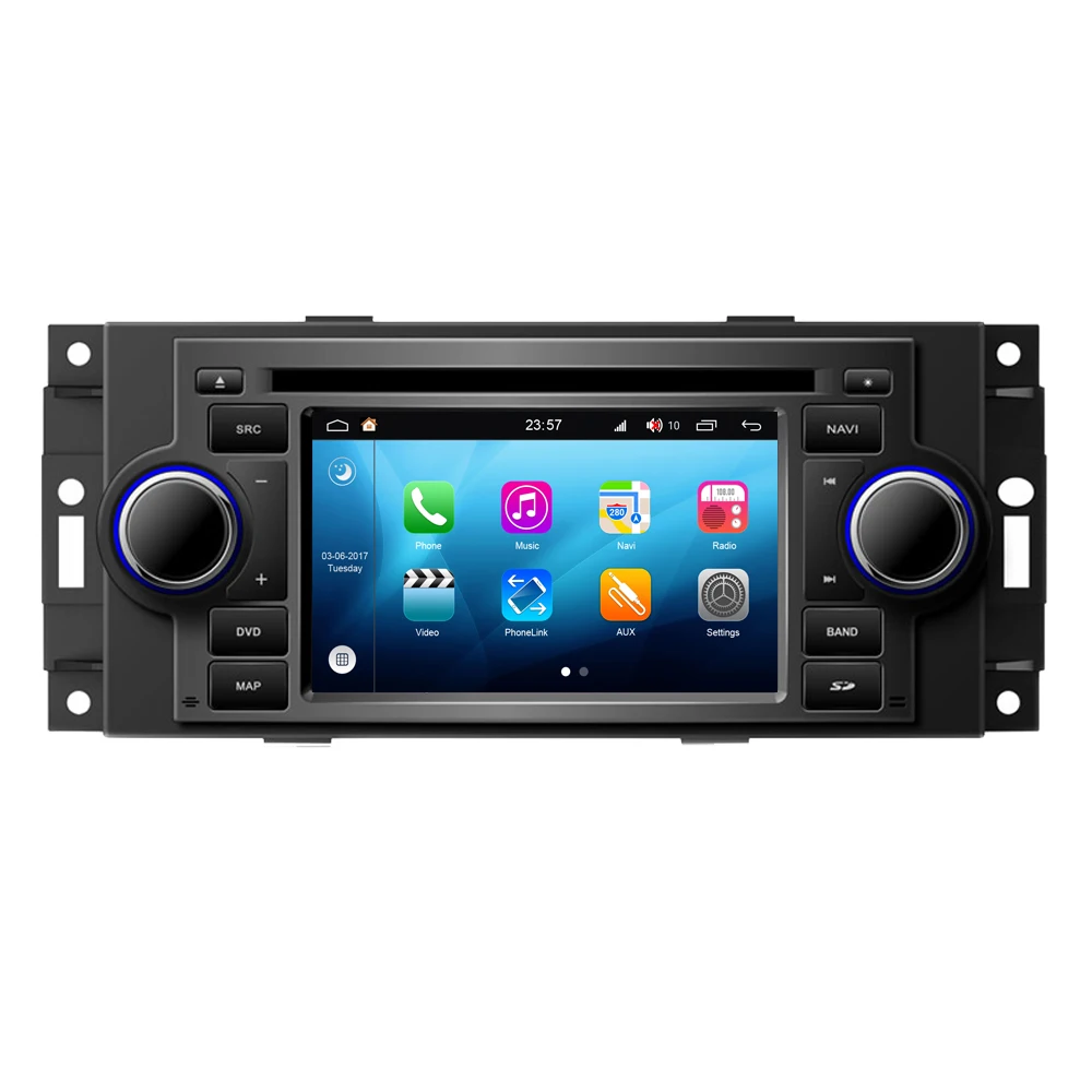 

RoverOne Android 8.0 Multimedia Player For Dodge Caliber Caravan Charger Dakota Durango Intrepid Magnum Neon RAM Stratus Viper