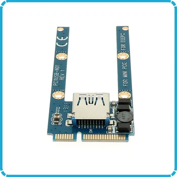 

Wholesale Mini PCI-E Card Slot Expansion to USB 2.0 Interface Adapter pci express Riser Card adapter USB to Mini PCI-e Adapter