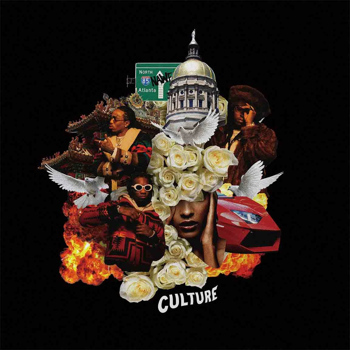 Migos Budaya Album Musik Rap Seni Poster Print Hiasan Dinding ...