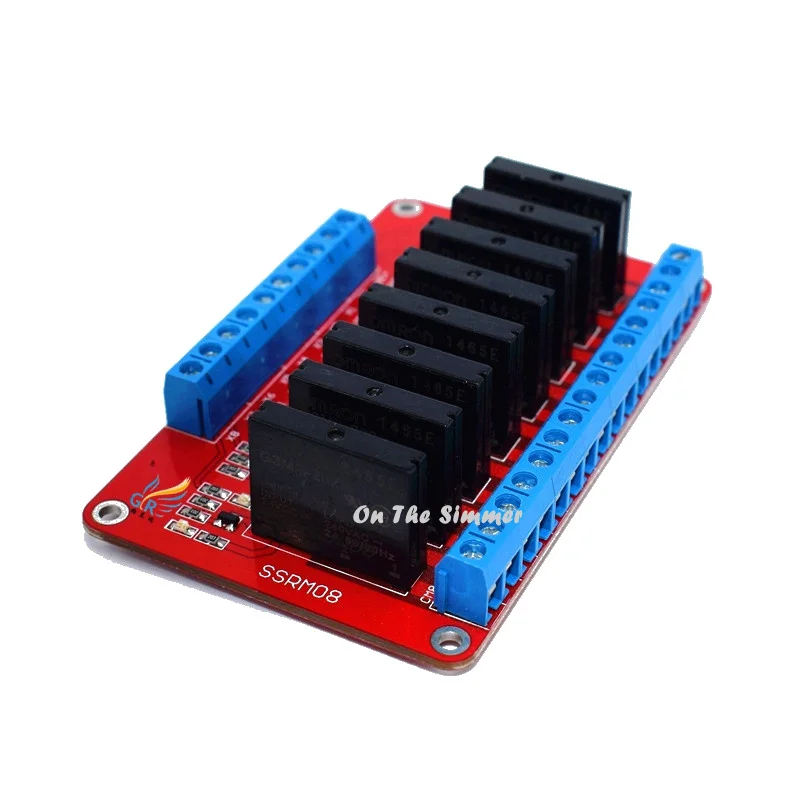 

8-channel solid state relay module / high level trigger/5V/12V/24V optional