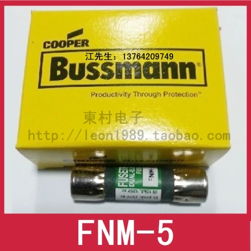 

US Bussmann Fuses FUSETRON Fuse FNM-5 5A FNM-4 4A 250V