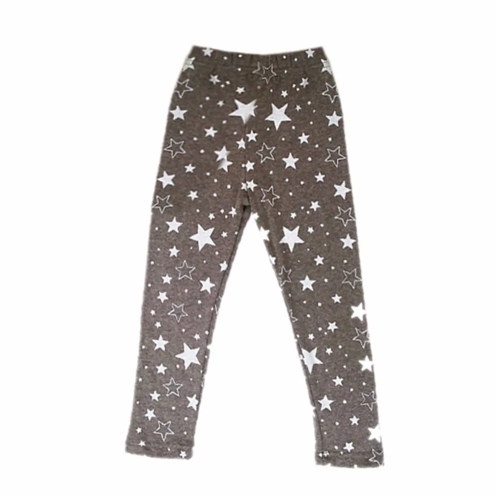 Детские узкие длинные узкие брюки для маленьких девочек леггинсы с принтом звезды для малышей весенне-осенние штаны, брюки, одежда От 2 до 7 лет