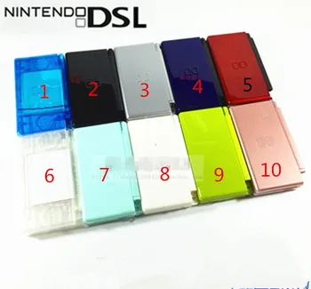 

Colored Full Housing Cover Case Replacement Shell For Nintendo DS Lite DSL Case With Button and Stickers