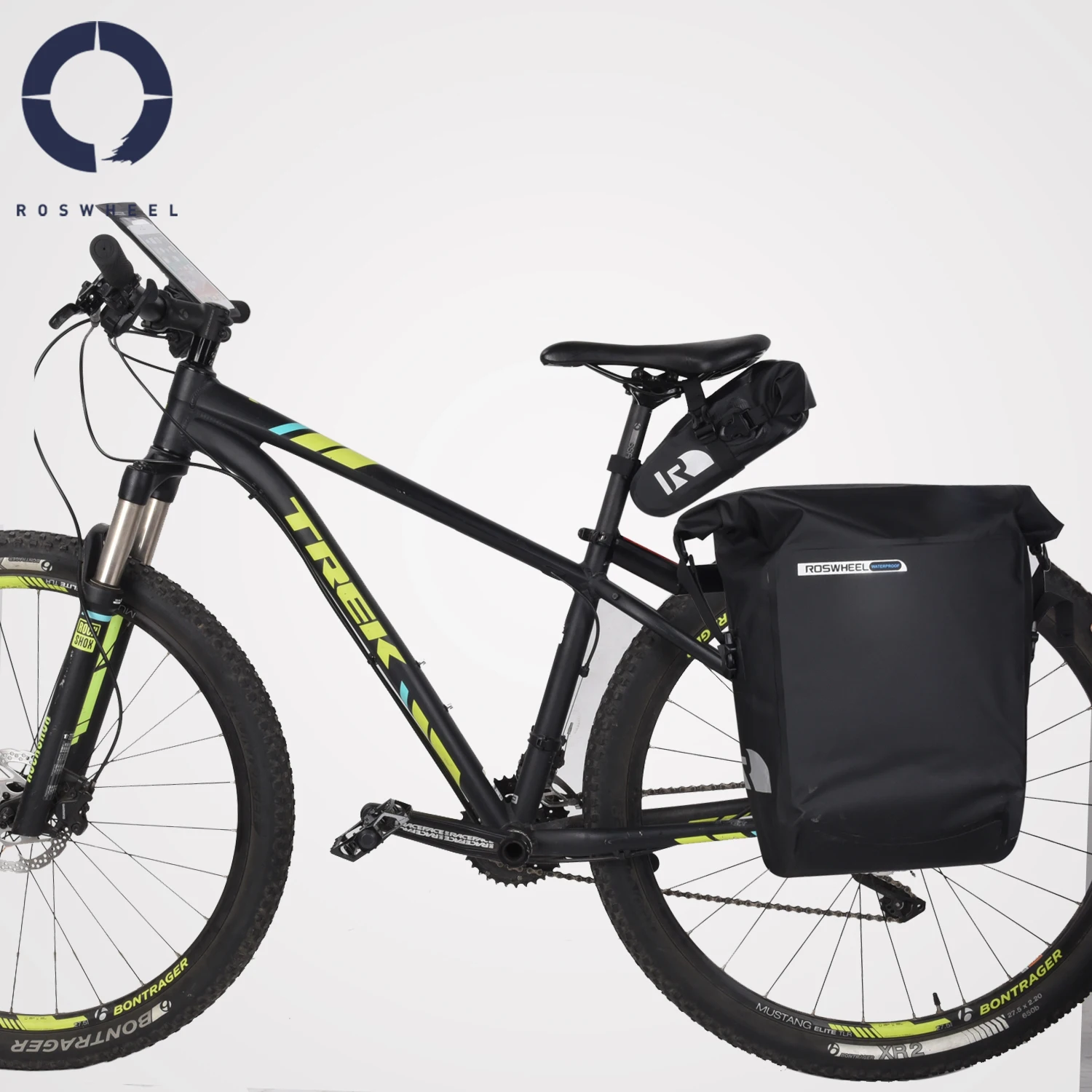 

Roswheel Dry Series Full Waterproof Bike Bicycle Cycling Saddle Bag Pannier Bag Rear Seat Handlebar Bag Trunk Phone Case Holder
