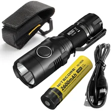 Топ продаж NITECORE MH20GT BOXSET 1000LMs светодио дный лампы факел Водонепроницаемый фонарик USB Rechargeable18650 литий-ионный Батарея Бесплатная доставка