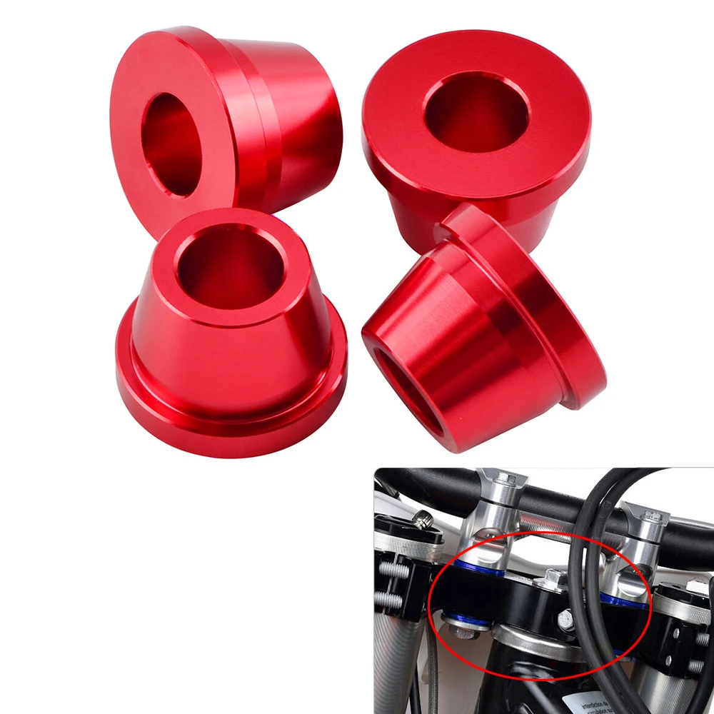 

NICECNC Handlebar Clamp Mount Bushings For Honda CR125R CR250R CRF250R CRF450R CRF450RX 2017 2018 CR 125R 250R CRF 450R 450RX