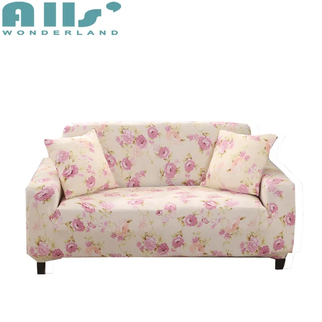 Buy Polyester Sofa Covers For Living Room Pink Couch