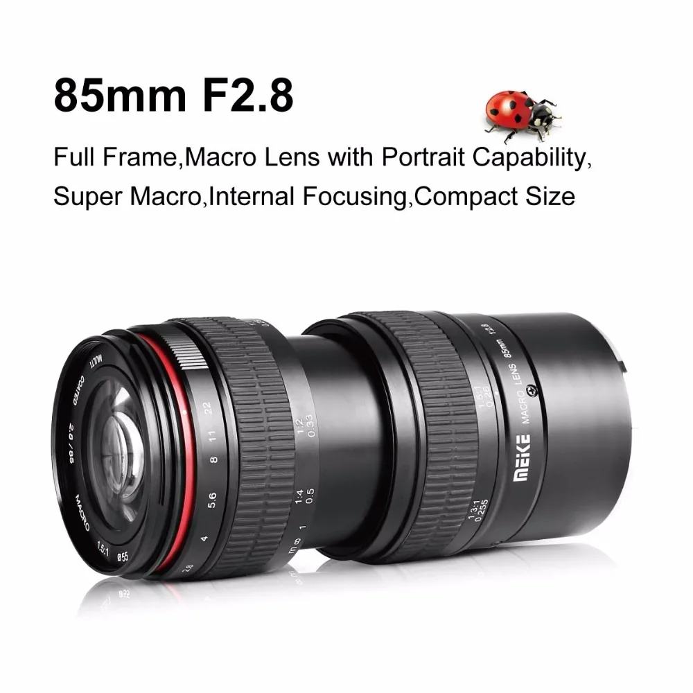 US $239.99 Meike MK85mm F28 Manual Focus Macro Lens For Olympus Micro 43 EM10 Mark IiEM5EM1EP5EPL3 And Panasonic Lumix G7 Camera