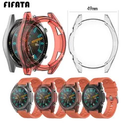 FIFATA Новый защитный чехол для huawei Watch GT ударопрочный замененный ТПУ чехол для часов для huawei GT 46 мм спортивные часы аксессуары