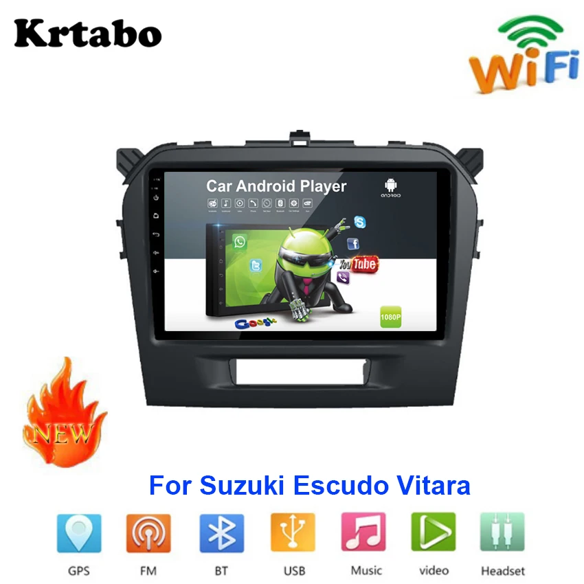 Best Car radio Android multimedia player For Suzuki Escudo Vitara Car touch screen GPS Navigation Support Carplay Bluetooth WIFI 0 Best Car radio Android multimedia player For Suzuki Escudo Vitara Car touch screen GPS Navigation Support Carplay Bluetooth WIFI 0
