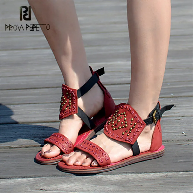casual rivet sandals